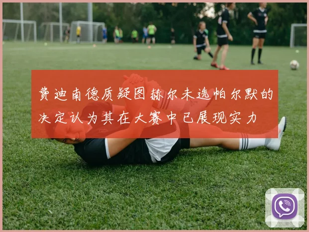 费迪南德质疑图赫尔未选帕尔默的决定认为其在大赛中已展现实力
